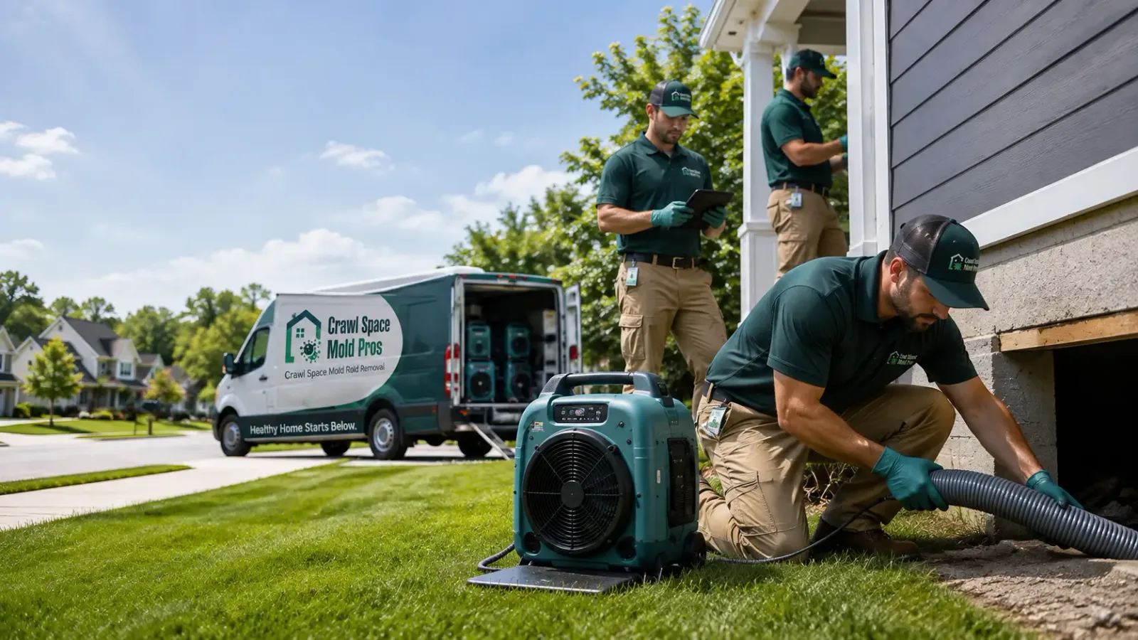 Crawl Space Mold Removal in Middlebranch, OH